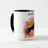 CHEVAL NOIR SPARKLING PERSONNALISÉ COMBO MUG (Devant gauche)