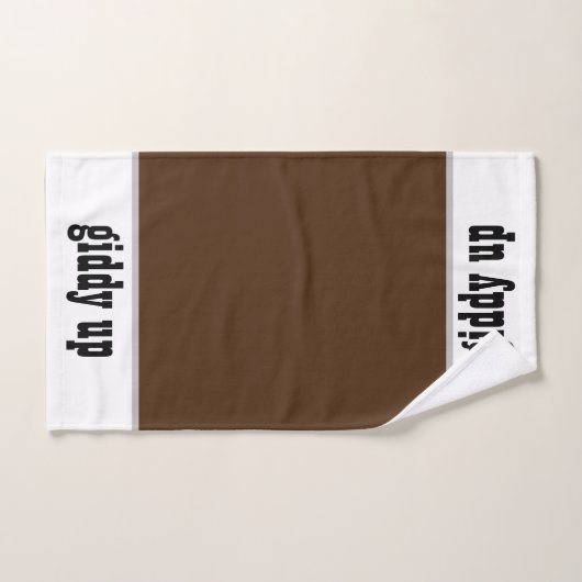 Cheval Occidental (Serviette à main)