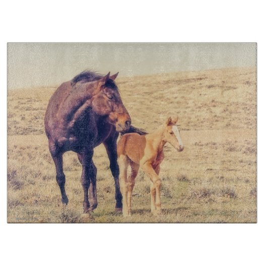 Cheval occidental de planche à découper rose (Devant)