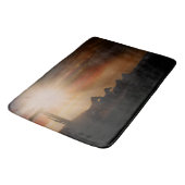 Cheval occidental de tapis de bain de coucher du (Angle)