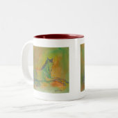 Cheval Pastel Portrait Mug (Devant gauche)
