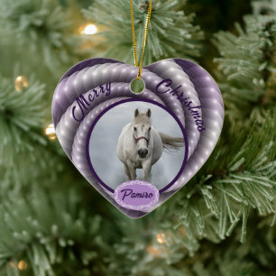 Cheval personnalisé Ornement animal de compagnie N