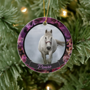 Cheval personnalisé Ornement animal de compagnie N