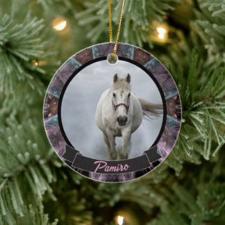 Cheval personnalisé Ornement animal de compagnie N