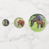 Cheval Photos table confetti (Devant)