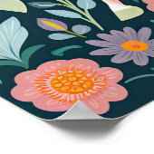 cheval poney fleuri magique poster de chambre pour (Coin)