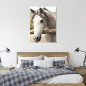 Cheval Portrait Art Enveloppé Toile 24" x 18", 1,5 (Insitu(Chambre))