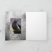 CHEVAL PORTRAIT PHOTO CARTE DE SYMPATHIE ANIMALE (Intérieur)