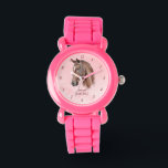 Cheval portrait poney filles regarder les enfants<br><div class="desc">Portrait de cheval cowgirl équestre nom personnalisé enfants montre,  cheval amoureux cadeau,  cadeau pour les filles</div>