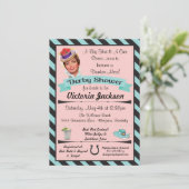 Cheval Racing Derby Invitations de douche nuptiale (Debout devant)