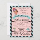Cheval Racing Derby Invitations de douche nuptiale (Devant)