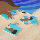 Cheval & Rainbows puzzle personnalisé pour les enf (Côté)