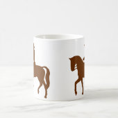Cheval & Rider Classic Silhouette Image Mug (Centre)