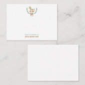 Cheval Rocking de la crèche carte à note plat bébé (Devant / Derrière)