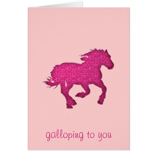 cheval rose (Devant)