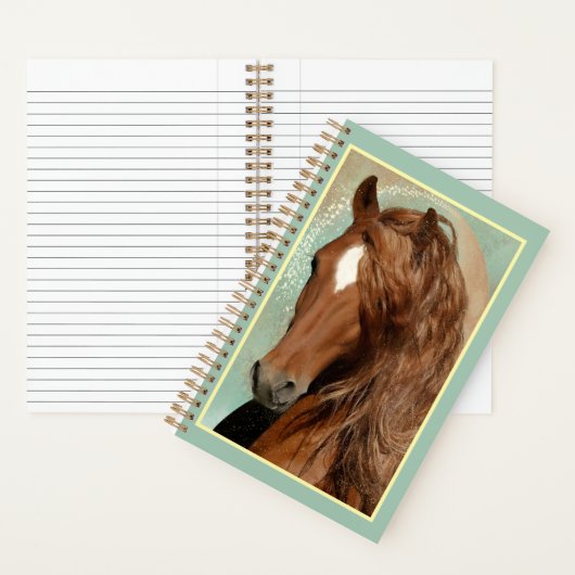 Cheval Rouge - Carnet, Journal (À l'intérieur)