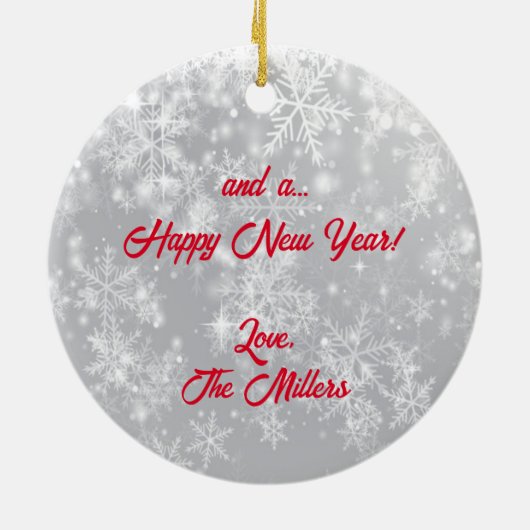 Cheval rouge et noir Plaid Ornement en céramique d (Dos)