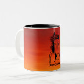 Cheval rouge/orange Lovin' Gal Mug (Devant gauche)