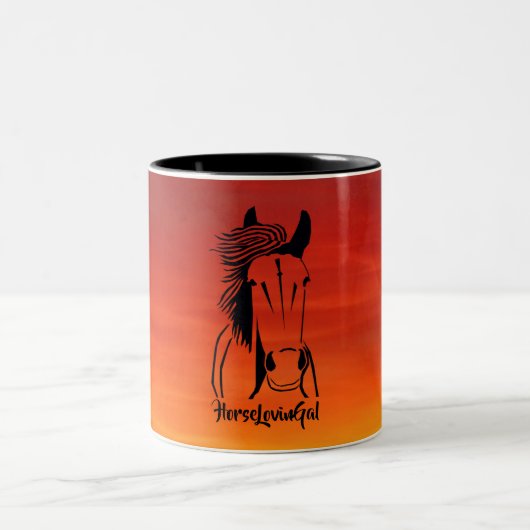 Cheval rouge/orange Lovin' Gal Mug (Centre)
