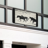CHEVAL SAUVAGE de bannière de l'UTAH AVEC des (Bâtiment extérieur)