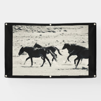 CHEVAL SAUVAGE de bannière de l'UTAH AVEC des