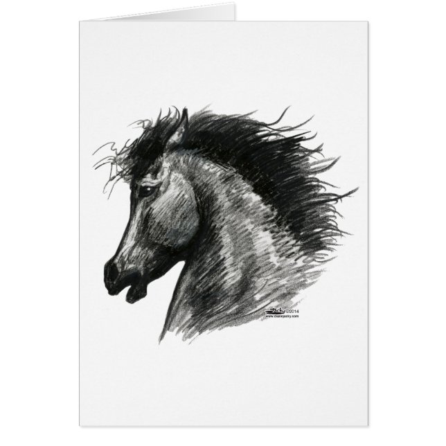 Cheval Sauvage Fougueux (Devant)