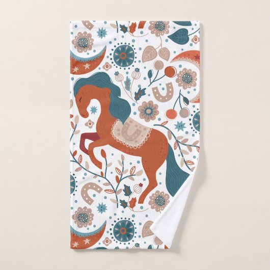 Cheval scandinave mignon (Serviette à main)