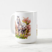 Cheval série 15 oz Mug classique (Devant gauche)