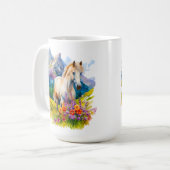 Cheval série 15 oz Mug classique (Devant gauche)