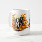 Cheval série 15 oz Mug classique (Devant gauche)