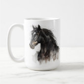 Cheval série 15 oz Mug classique (Gauche)