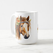 Cheval série 15 oz Mug classique (Devant gauche)