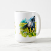 Cheval série 15 oz Mug classique (Devant droit)
