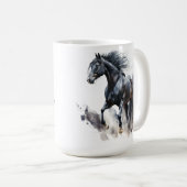 Cheval série 15 oz Mug classique (Devant droit)