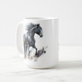 Cheval série 15 oz Mug classique (Devant gauche)
