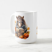 Cheval série automne 15 oz Mug classique (Devant gauche)