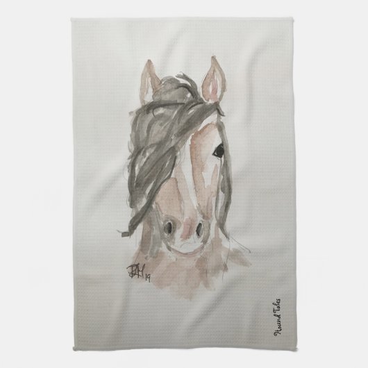 Cheval Serviette de thé/serviette de cuisine (Vertical)