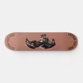 Cheval Skateboard avec texte personnalisé (Horz)