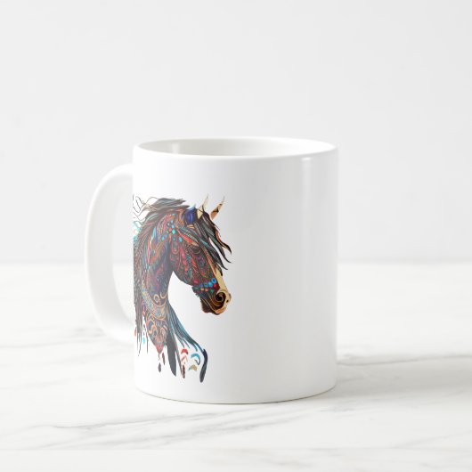 Cheval Spirit Animal Mug (Devant gauche)