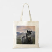 Cheval Stallion gris Sac fourre-tout réutilisable (Dos)