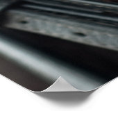 Cheval Stallion Oeil Photo Nature Mur Poster (Coin)