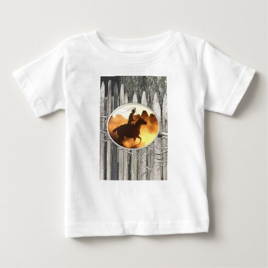 Cheval T-shirt bébé (Devant)