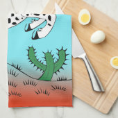 Cheval tacheté dans la serviette de thé de cuisine (Quart Plié)