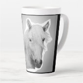 Cheval, tasse de café (Angle droit)