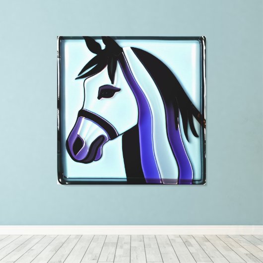 Cheval, Toile Art (Insitu (Plancher de Bois))