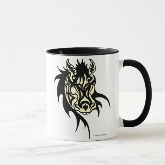 Cheval tribal - tasse (Droite)