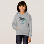 Cheval Turquoise Galloping Silhoutte (Devant entier)