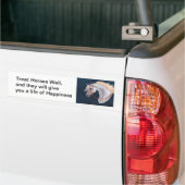 Cheval vie de bonheur Bumper Sticker (Sur camion)