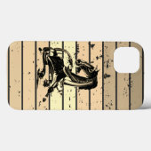 Cheval vintage chef-d'oeuvre iphone 13 coque (Verso (horizontal))