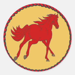Cheval Western Sticker
